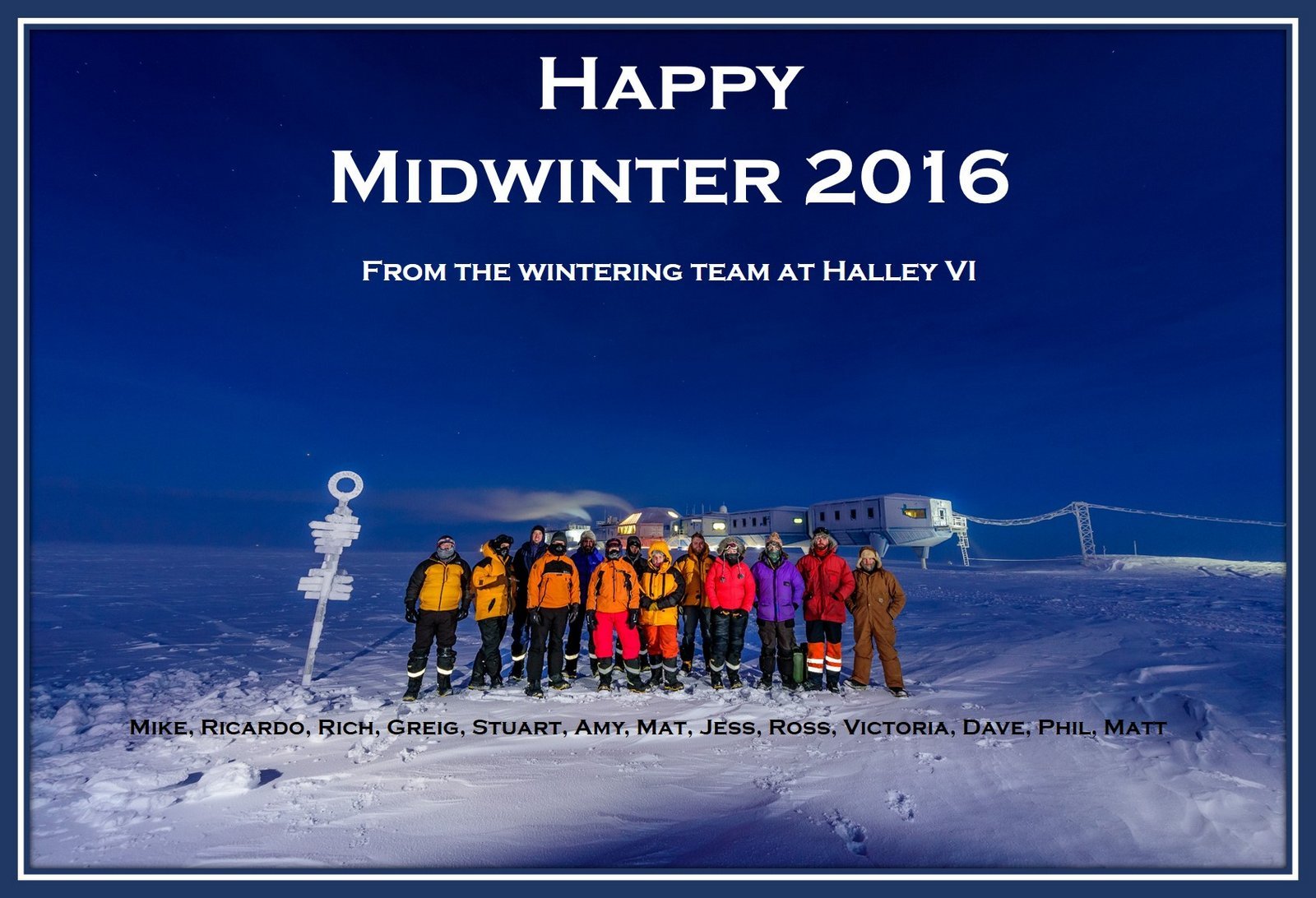 Midwinter Greeting z Halley 6